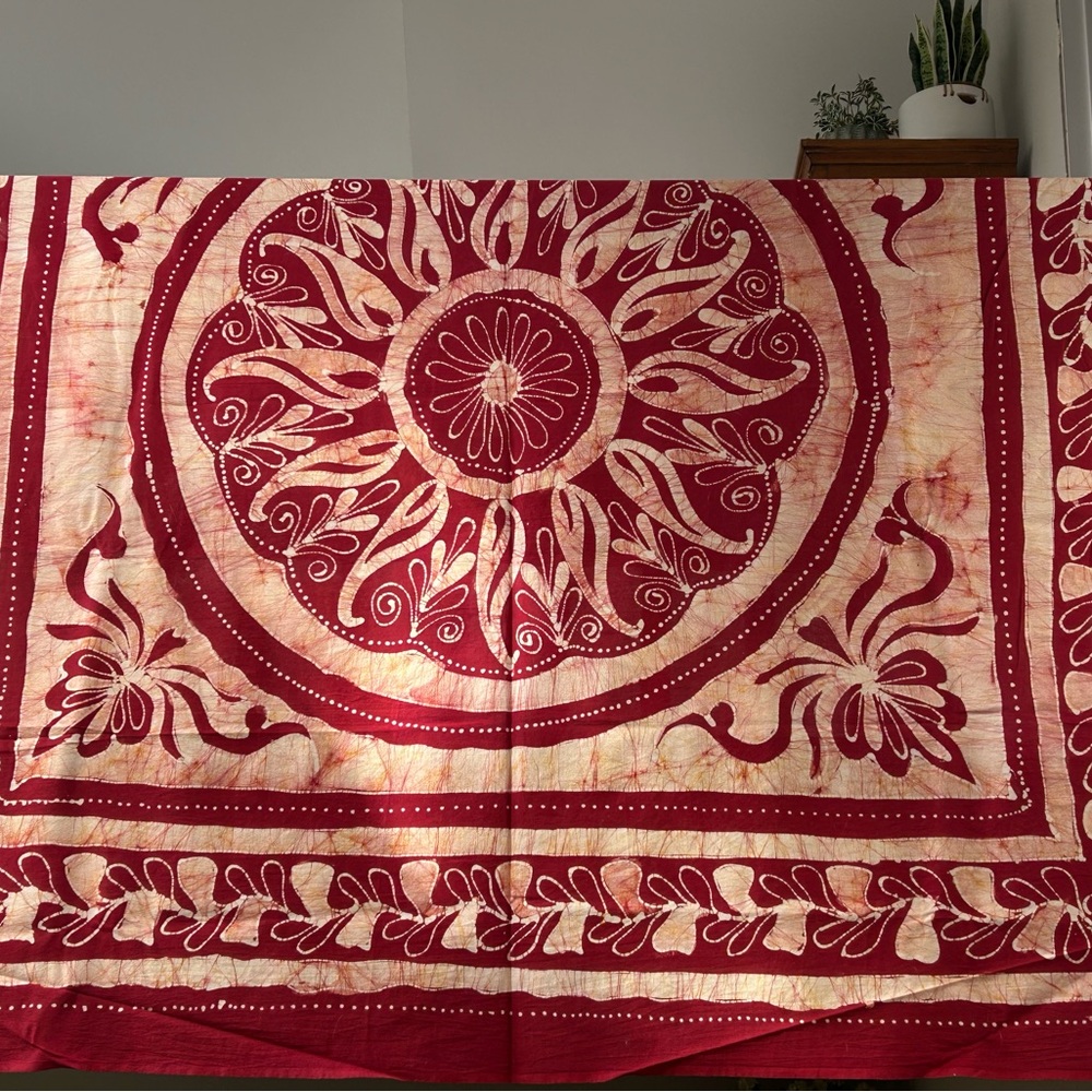 Batik Mandala Tapestry